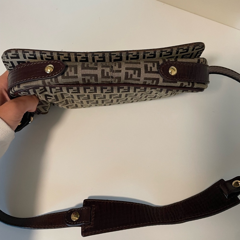Fendi Zucchino Flap Bag - Picture 5 of 5